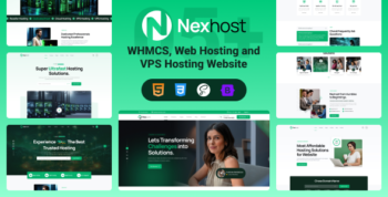 Nexhost - WHMCS Web Hosting and VPS Hosting HTML Template