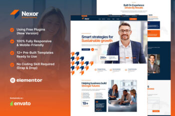 Nexor - Business Consulting Elementor Template Kit