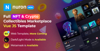 Nuron - NFT Vue JS Template