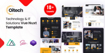 Oitech - Technology & IT Solutions Vue Nuxt Template