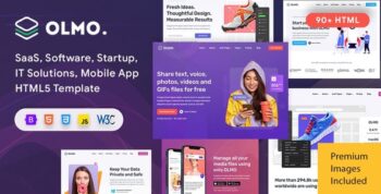 OLMO - Software & SaaS HTML5 Template