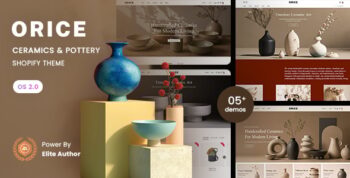Orice - Ceramics and Pottery Shopify 2.0 Theme