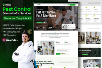 Pestgo – Pest Control Services Elementor Template Kit