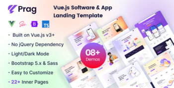 Prag - App Landing Vuejs Template