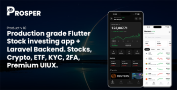 Prosper | Stock Trading Flutter App With Laravel Backend