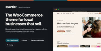 Quartier - Booking & Shop WordPress Theme for Local Business