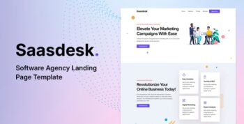 SaasDesk - Saas Startup HTML Template