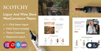 Scotchy - Wine Store & Winery Elementor WooCommerce Theme