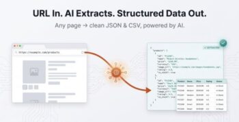 ScrapeForge | AI Data Scraper – Turn Any Webpage Into Structured Json/Csv Data (HTML5)