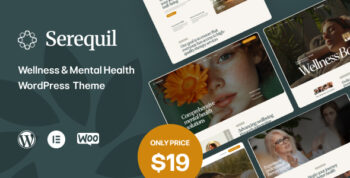 Serequil - Wellness & Mental Health WordPress Theme
