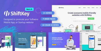 Shiftkey - App Landing Pages Pack NextJS Template