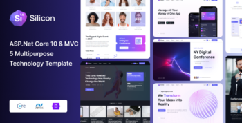 Silicon - ASP.Net Core 10 & MVC 5 Business & Technology Template