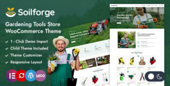 Soilforge - Garden Tools Store Elementor WooCommerce Theme