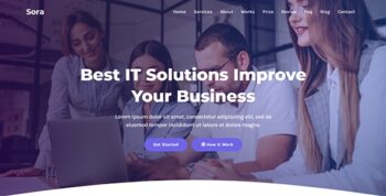 Sora - IT Solutions & Agency HTML Template