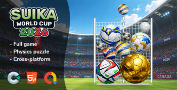 Suika World Cup | Construct 3 Game