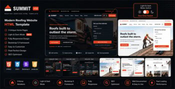 SummitRoof — Roofing Services & Exterior Contractor HTML5 Template