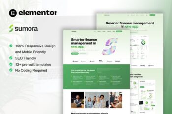 Sumora - IT Services & Startup Company Elementor Template Kit