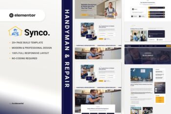 Synco - Handyman & Repair Elementor Template Kit