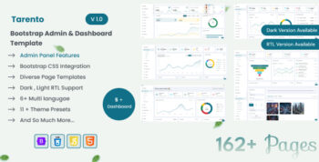 Tarento - Bootstrap Admin & Dashboard Html Template