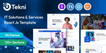Tekni – IT Solutions & Technology React JS Template