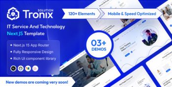 Tronix - IT Service And Technology Next.js Template