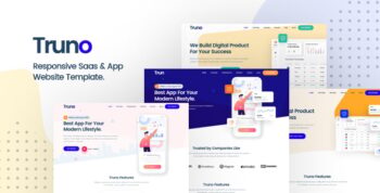 Truno - Multipurpose HTML5 Template for Saas and Startup Agency