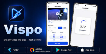 Vispo - Flutter Video Splitter App with AdMob Support