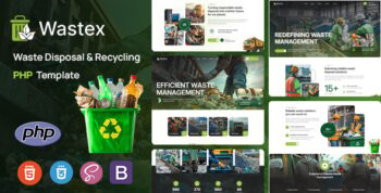 Wastex - Waste Disposal & Recycling PHP Template
