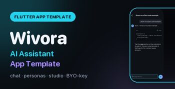 Wivora | Flutter AI Assistant App Template