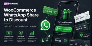 WooCommerce WhatsApp Share to Discount - Drive Referral Traffic & Sales