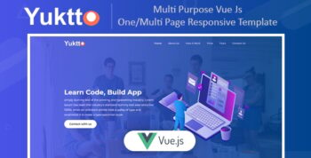 Yuktto | Multi Purpose Vue Js One/Multi Page Business Template