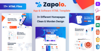Zapolo | Agency App & Software Bootstrap 5 HTML Template