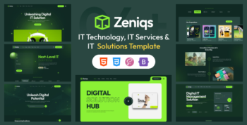 Zeniqs – IT Solutions & Technology Services HTML Template