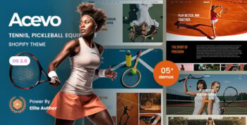 Acevo - Tennis, Pickleball Equipment Shopify 2.0 Theme