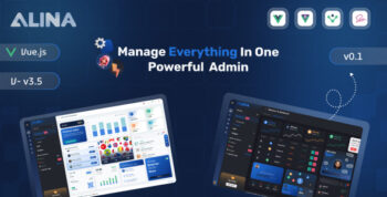 Alina Vue 3  Admin Dashboard Template