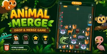 Animal Merge | HTML5 Drop and Merge Game