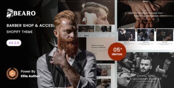 Bearo - Barber Shop & Accessories Shopify 2.0 Theme