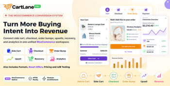CartLane - WooCommerce Upsells, Order Bumps, Funnels & Cart Recovery