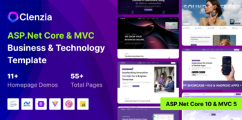 Clenzia - Business & Technology ASP.Net Core 10 & MVC 5 Template