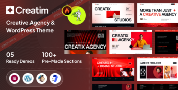 Creatim – Digital Agency & Portfolio WordPress Theme