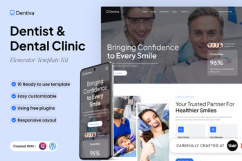 Dentiva - Dentist & Dental Clinic Elementor Template Kit