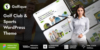Golfique – Golf Club & Sports WordPress Theme