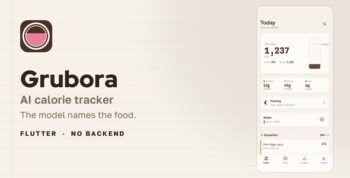 Grubora | Flutter AI Calorie Tracker App Template