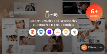 Jewlfy - A Modern Jewelry & Accessories eCommerce HTML Template
