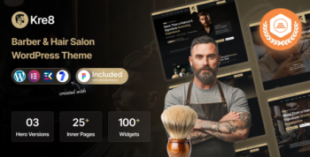 Kre8 | Barber & Hair Salon WordPress Theme