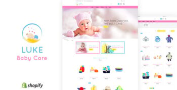 Luke - Toys Store, Baby Shopify Theme