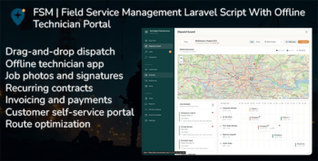 Lumina | Field Service Management Laravel Script With Offline Technician Portal