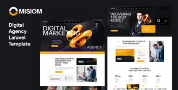 Misiom - Digital Agency Services Laravel Template