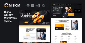 Misiom - Digital Agency Services WordPress Theme