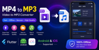 MP4 to MP3 Converter | Flutter Mobile App